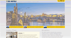 Desktop Screenshot of okhotels.cz